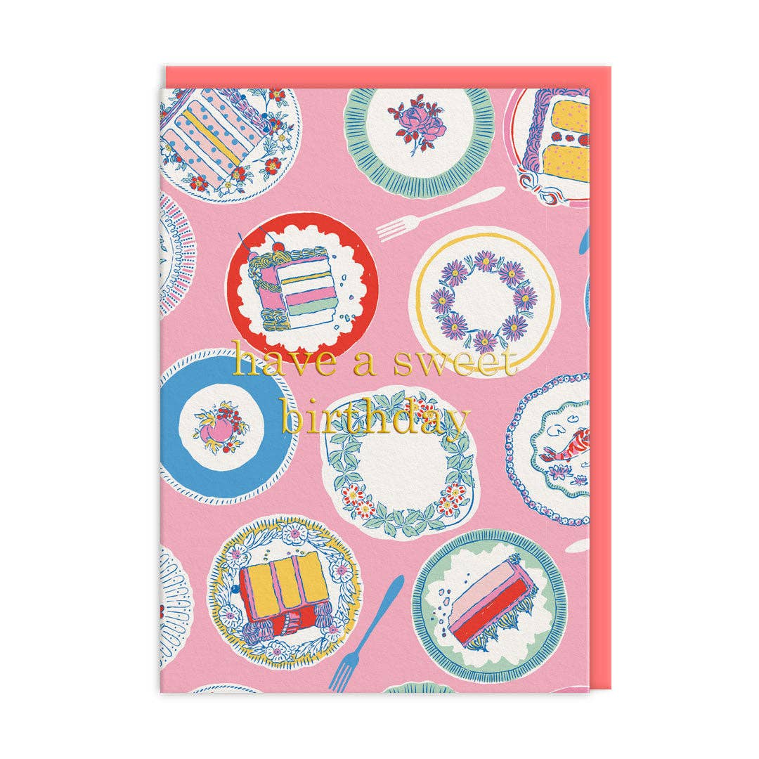 Tea Party Happy Birthday Card (9270) - The Regal Find