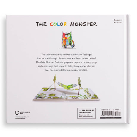 The Color Monster A Pop - Up Book of Feelings By Anna Llenas - The Regal Find