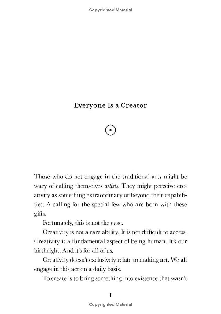 The Creative Act: A Way of Being Book - The Regal Find