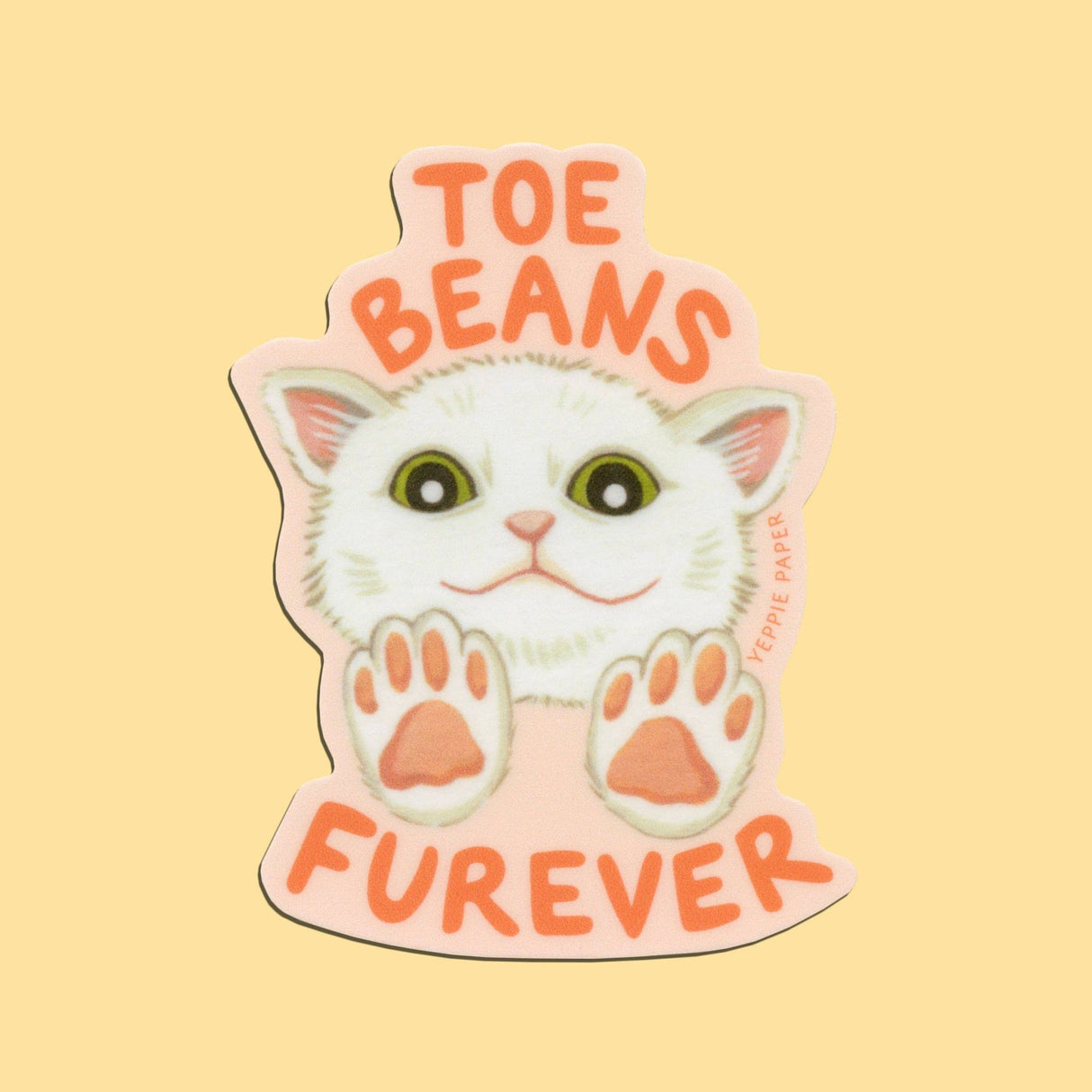 Toe Beans Furever Cat Paws Sticker - The Regal Find