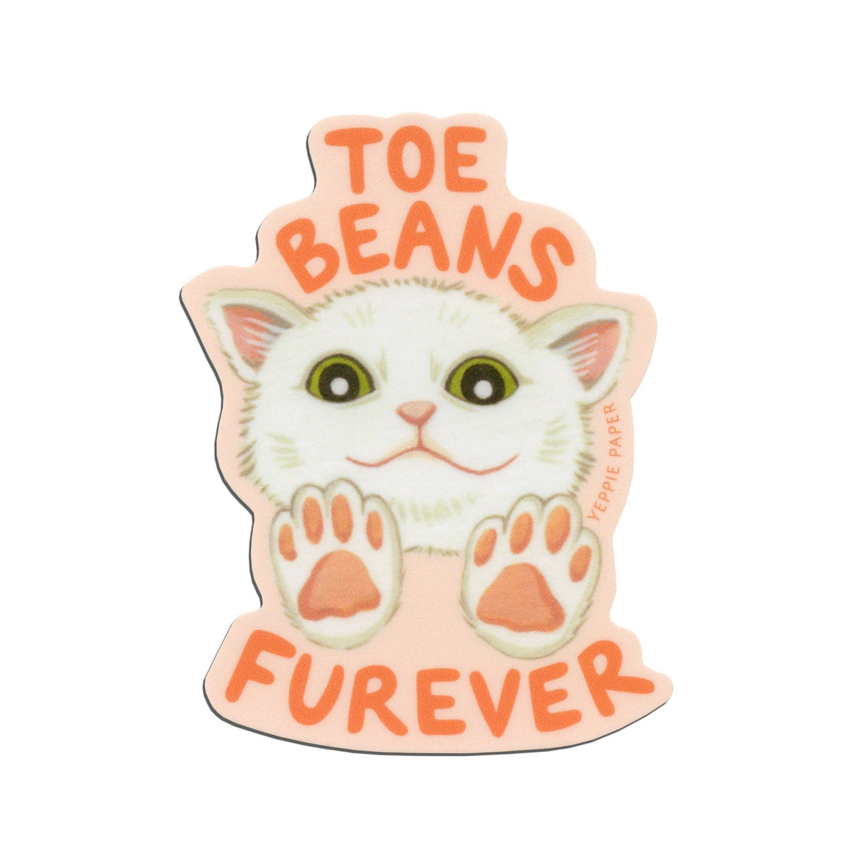 Toe Beans Furever Cat Paws Sticker - The Regal Find