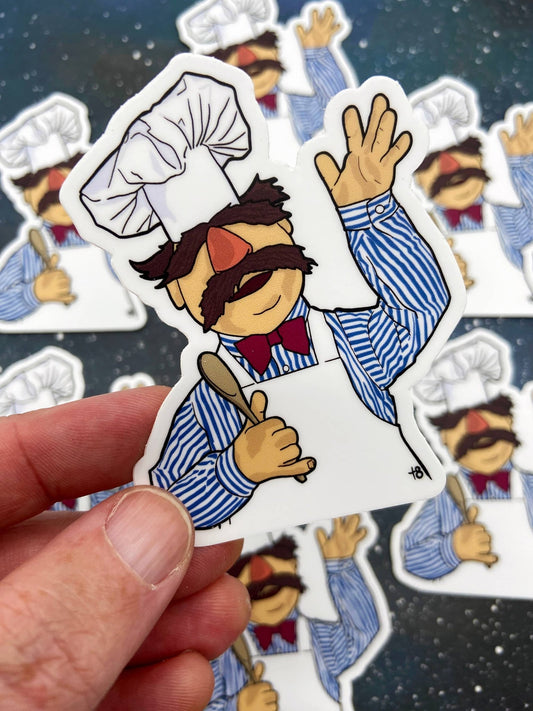 Vinyl Decal - Swedish Chef The Muppets - The Regal Find