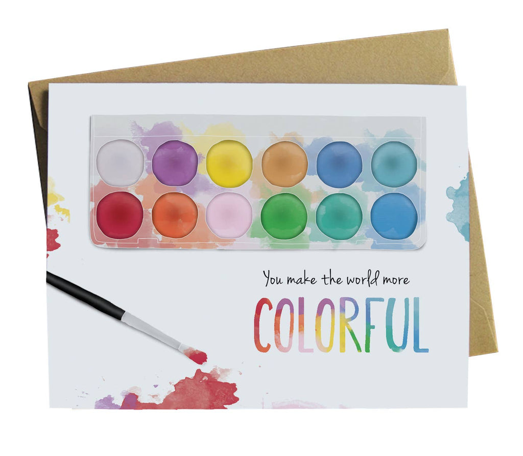 Watercolors Encouragement Card - The Regal Find