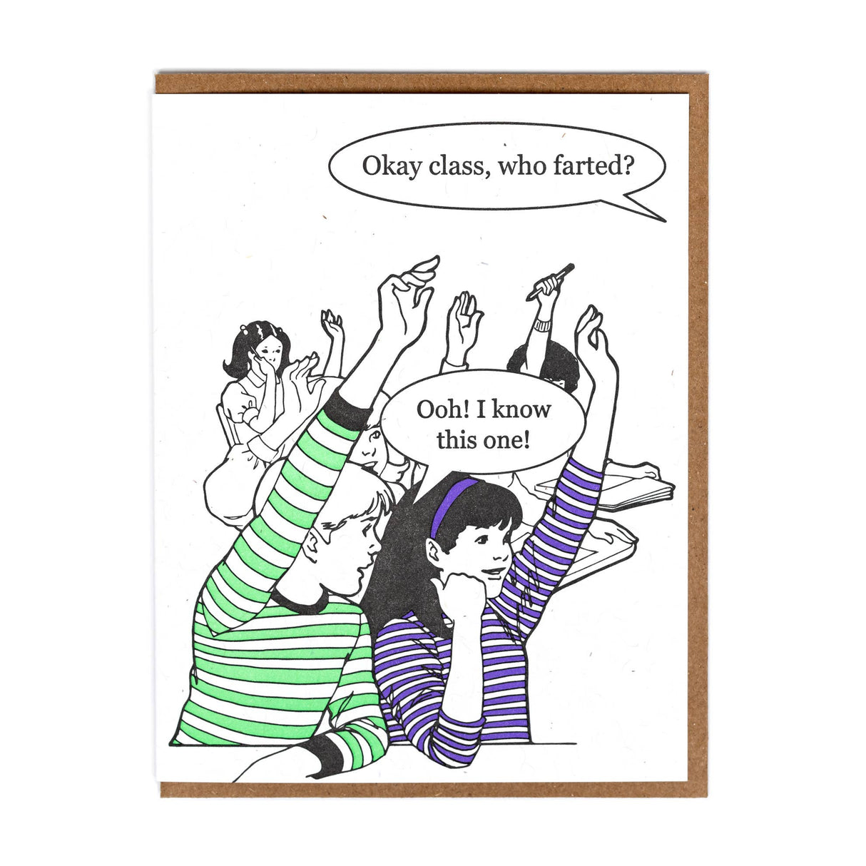 Who Farted Greeting Card - The Regal Find