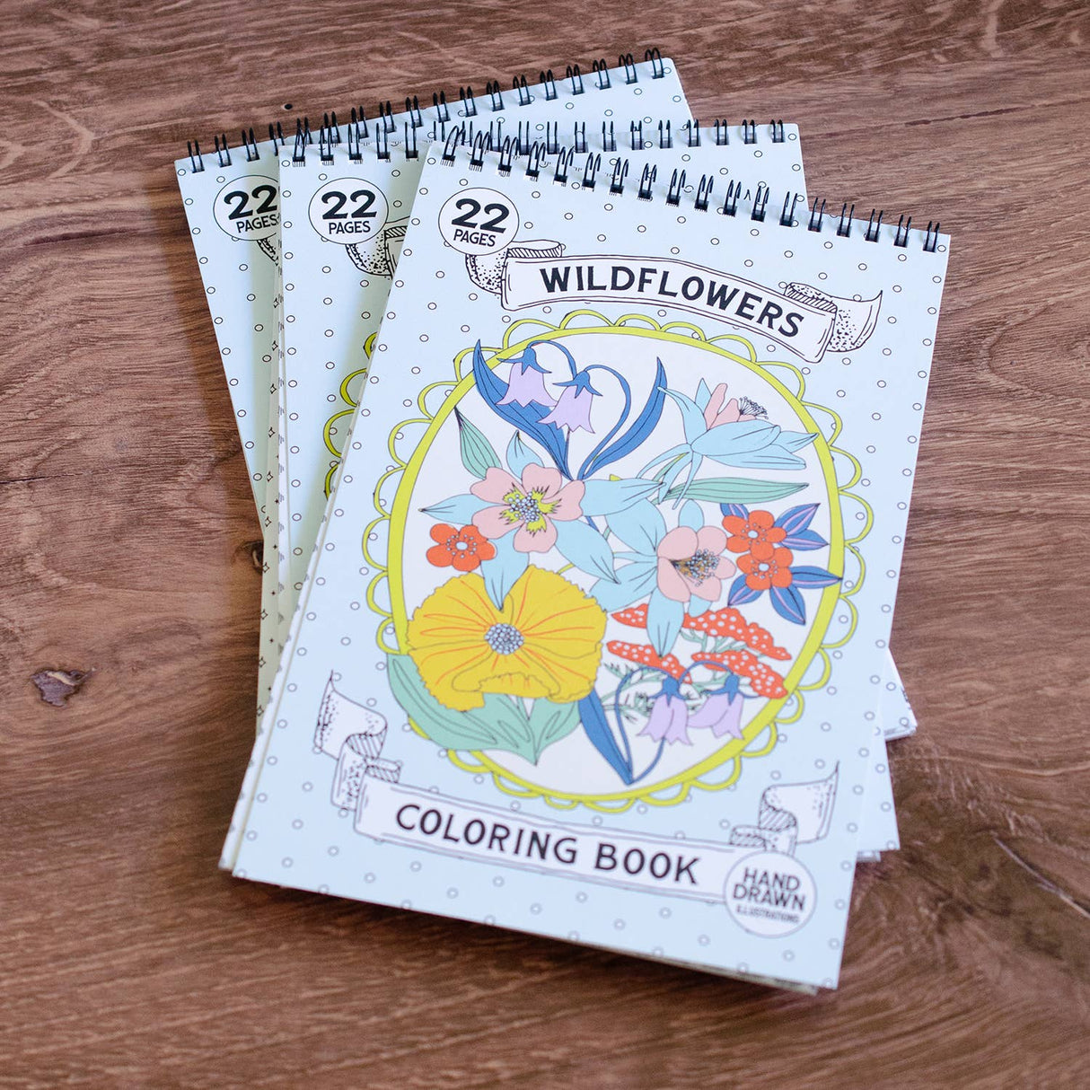 Wildflowers Premium Coloring Book - The Regal Find