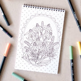 Wildflowers Premium Coloring Book - The Regal Find