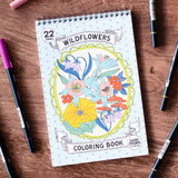 Wildflowers Premium Coloring Book - The Regal Find