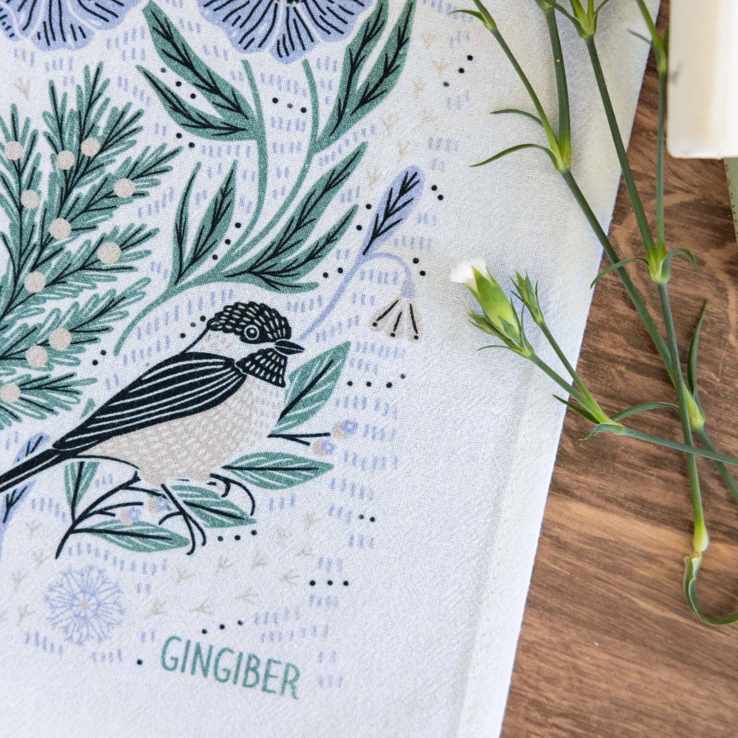 Winter Retreat Tea Towel - The Regal Find
