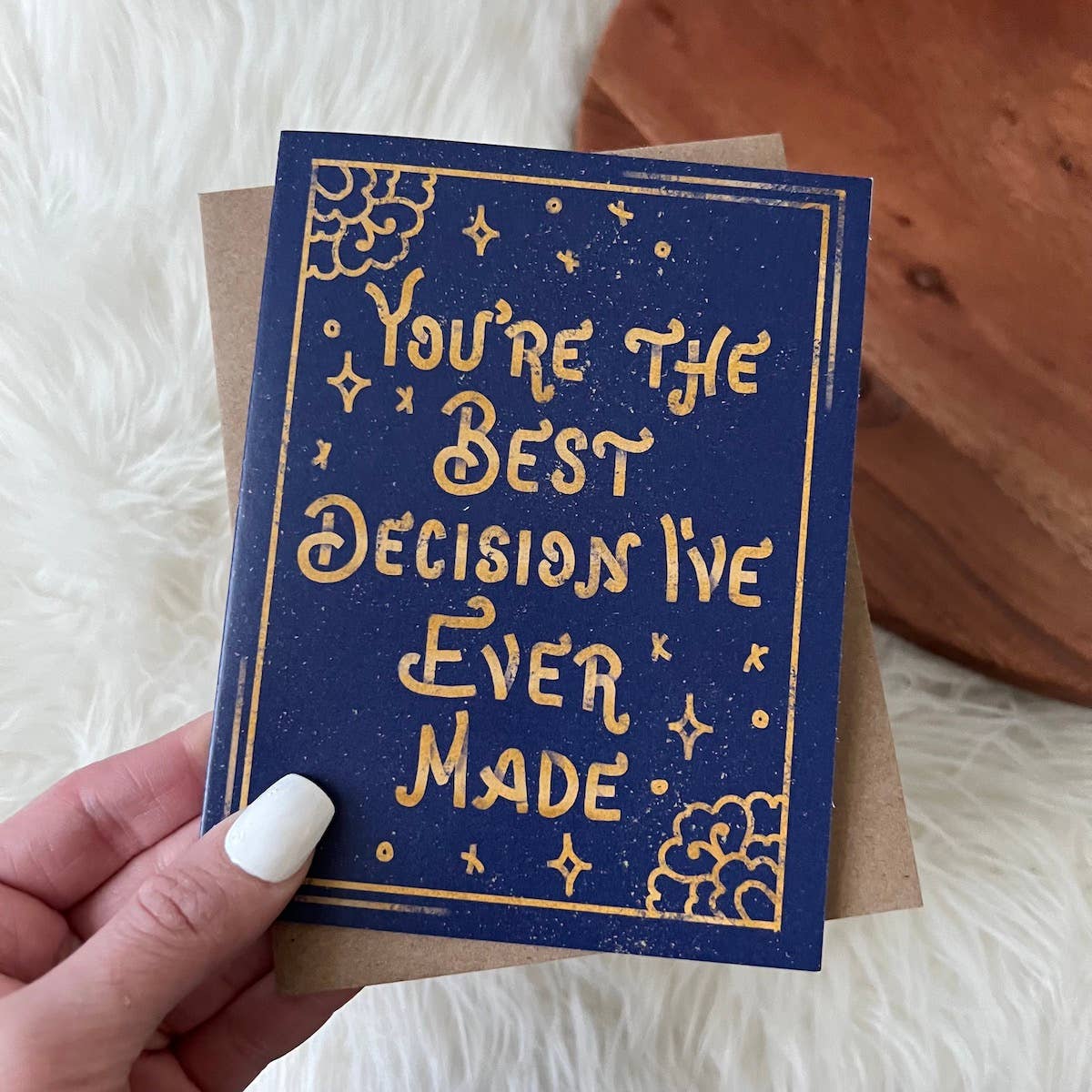 "You're The Best Decision I've Ever Made" Card - The Regal Find