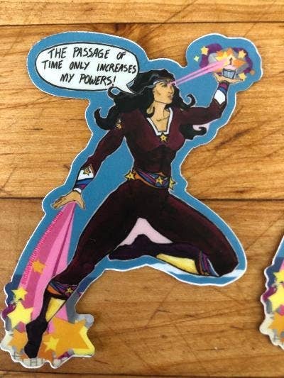 2 Mini Wonder Woman Stickers! - The Regal Find