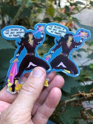 2 Mini Wonder Woman Stickers! - The Regal Find