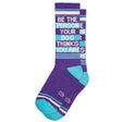 Be The Person Your Dog Thinks You Are Gym Crew Socks - The Regal Find