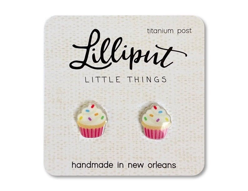 Birthday Cupcake Earrings - The Regal Find