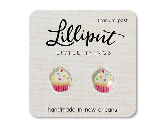 Birthday Cupcake Earrings - The Regal Find