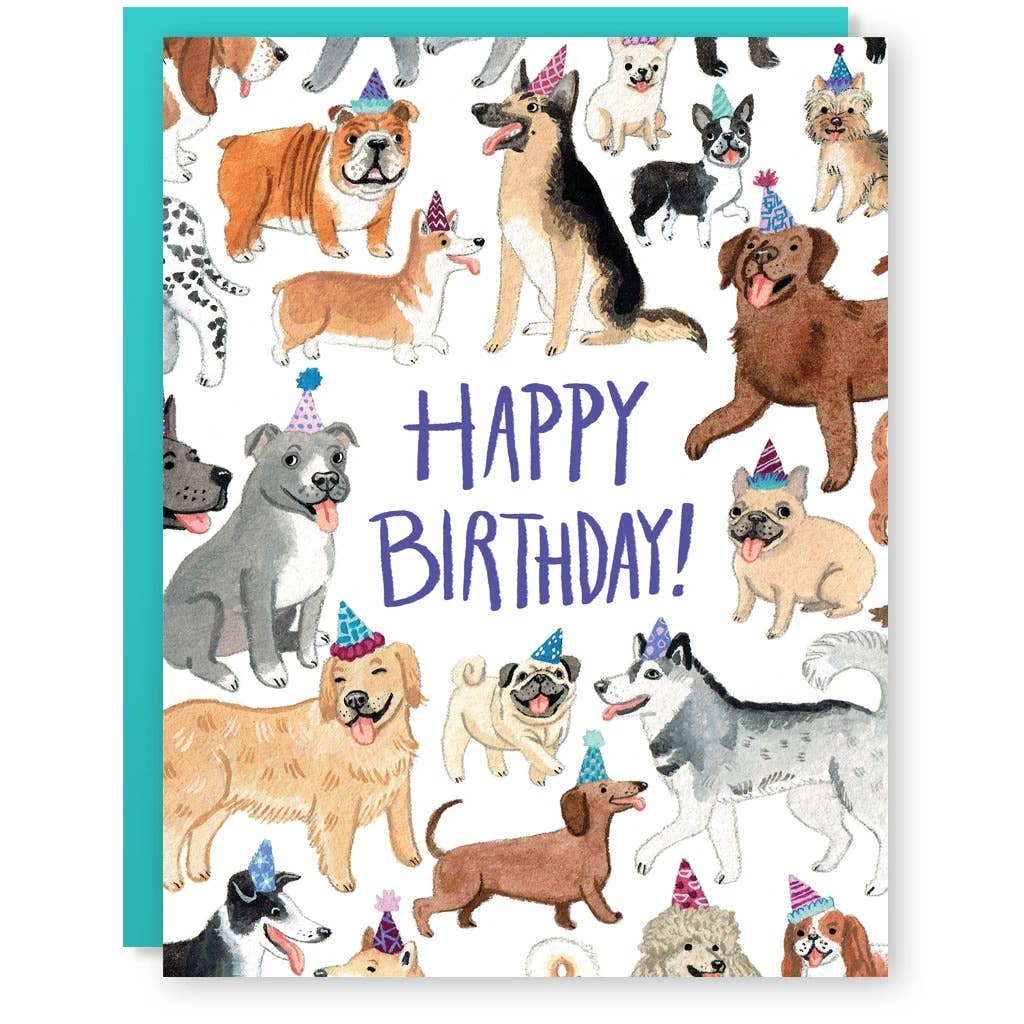 Birthday Dogs Card - The Regal Find