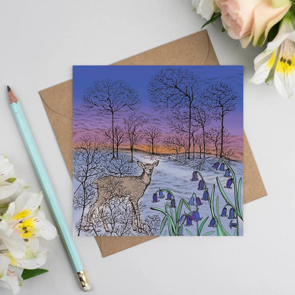 Bluebell Wood Greeting Card - The Regal Find