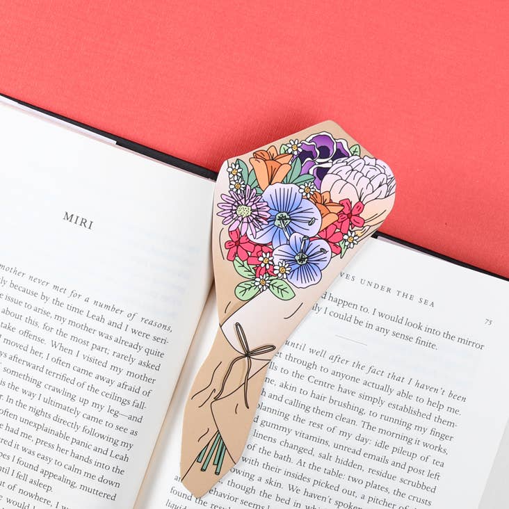 Bouquet of Flowers Bookmark (it's die cut!) - The Regal Find