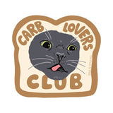 Carb Lovers Club Diecut Vinyl Sticker - The Regal Find