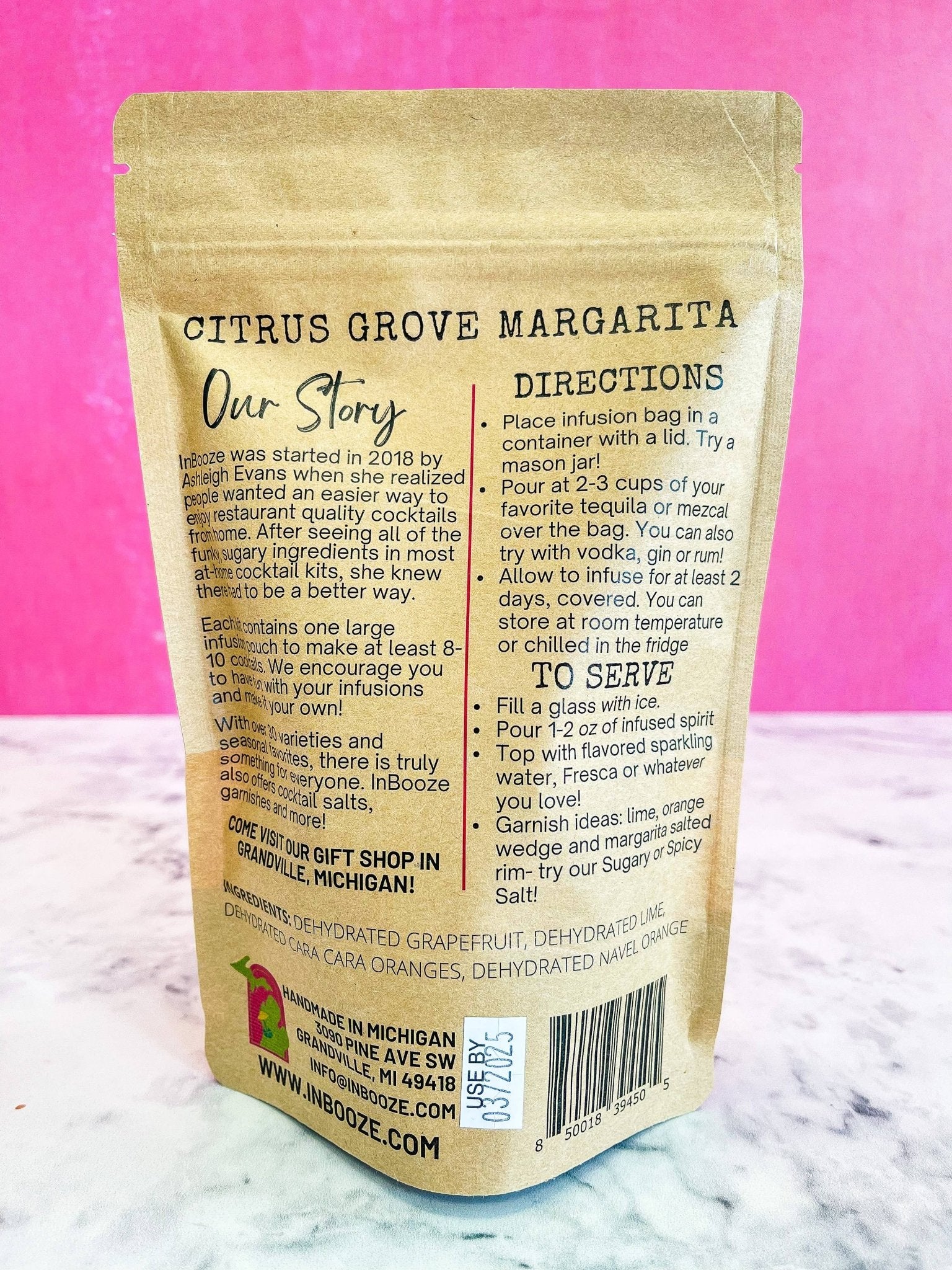 Citrus Grove Margarita Alcohol Infusion Cocktail Kit - The Regal Find
