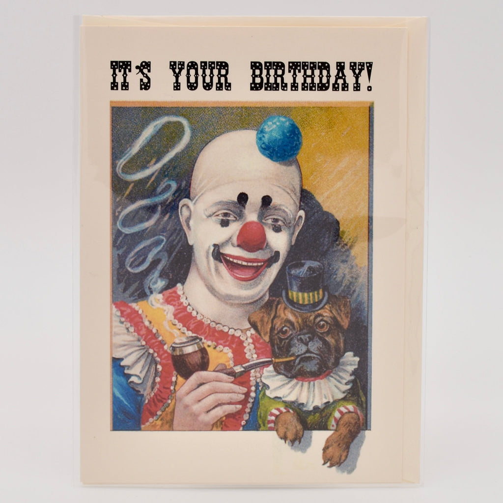 Clown Birthday Card - The Regal Find