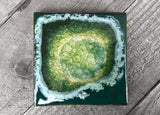 Coaster - Individual - 4" x 4": Bluegreen - The Regal Find