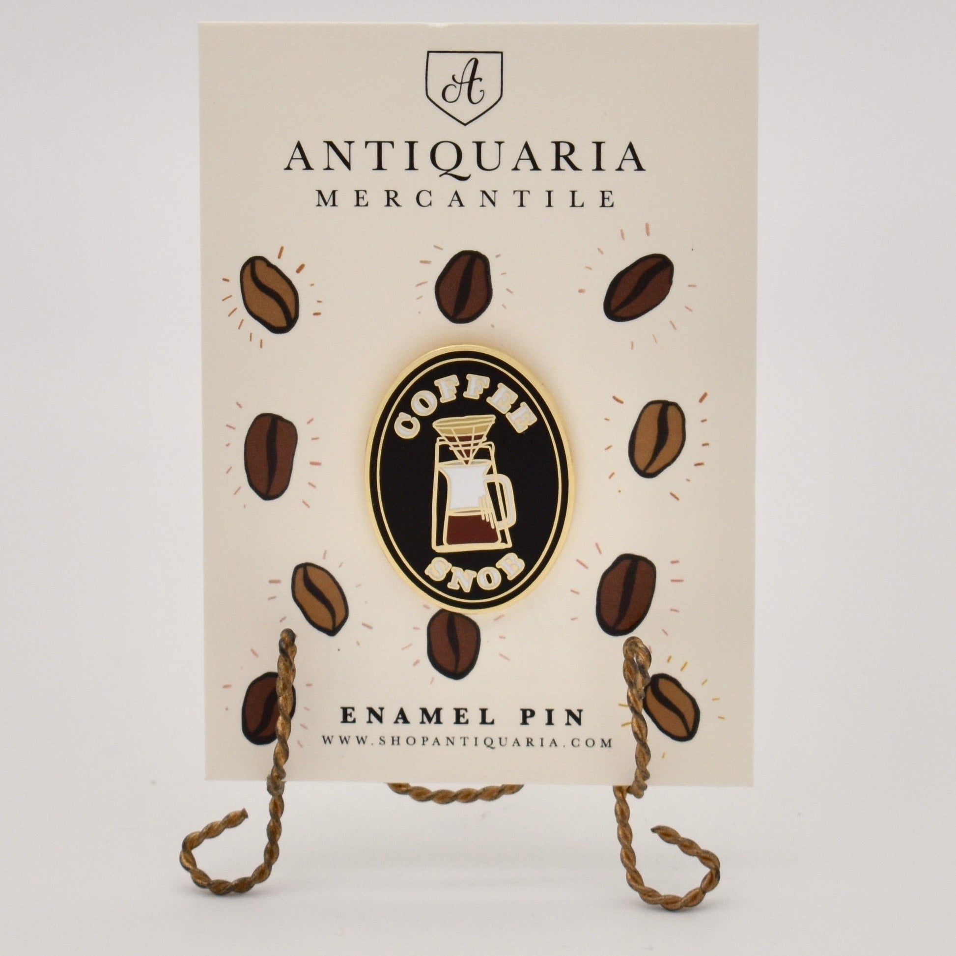Coffee Snob Enamel Pin - The Regal Find