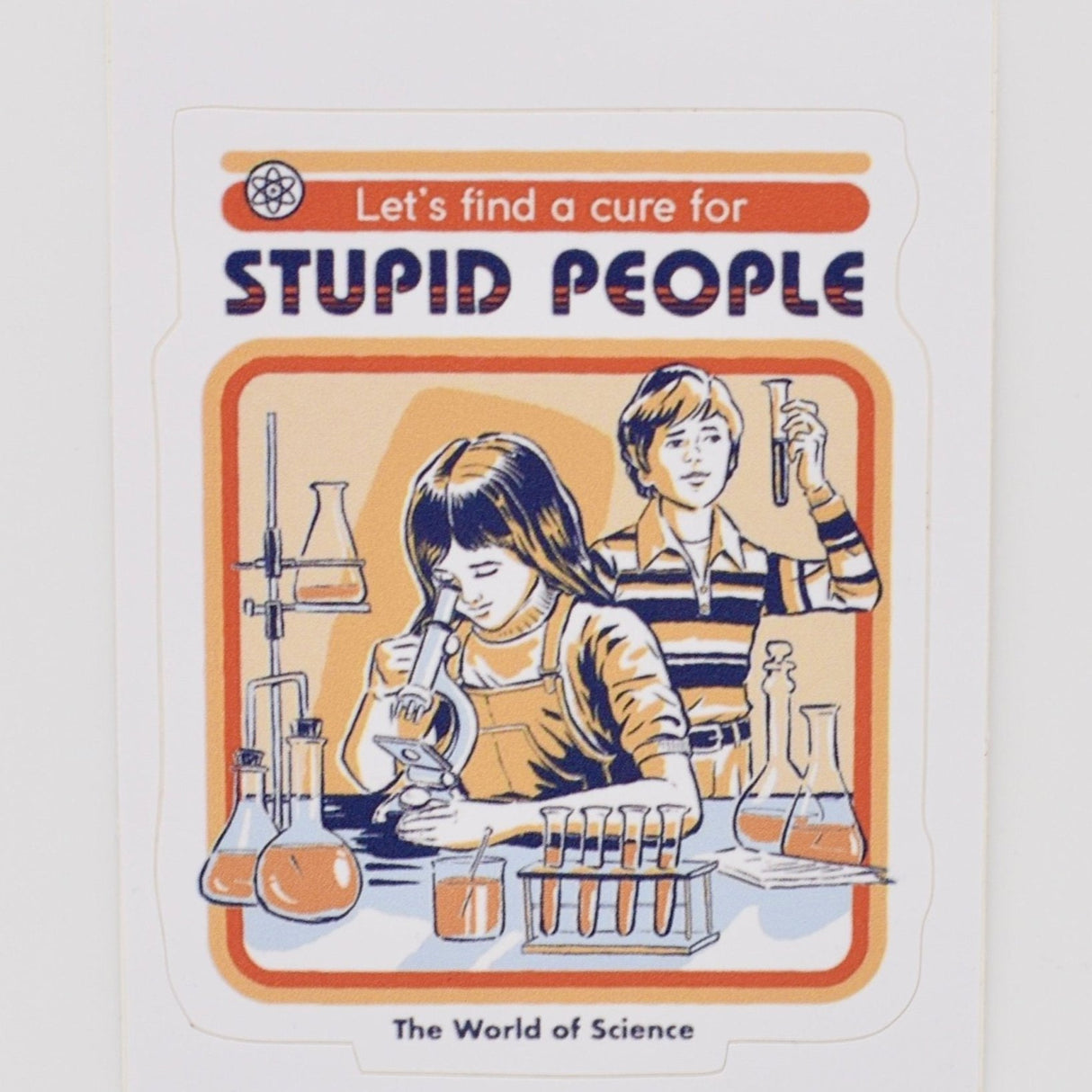 Cure For Stupid People Sticker - The Regal Find