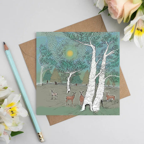 Deer Park Greeting Card - The Regal Find