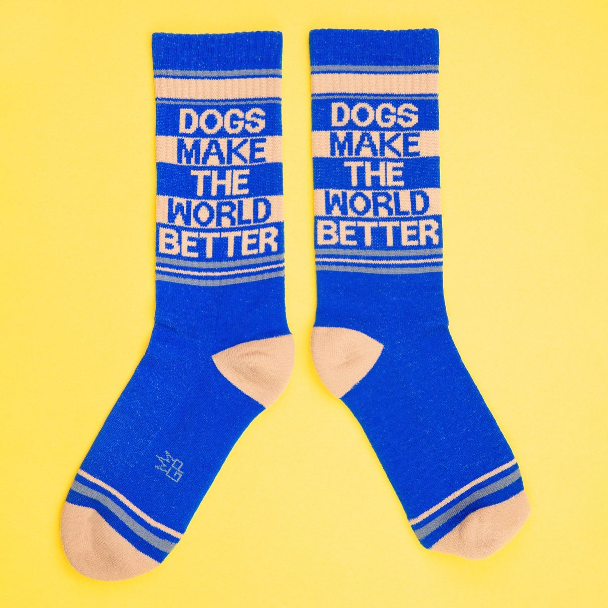 Dogs Make The World Better Gym Crew Socks - The Regal Find