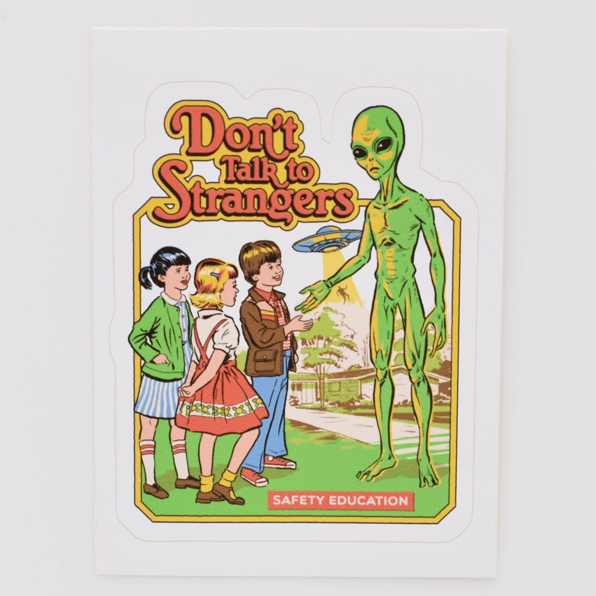 Don't Talk To Strangers Sticker - The Regal Find