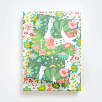Enchanted Garden Double-sided Eco Wrapping Paper-POS - The Regal Find