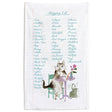 Fish Shopping List Tea Towel - The Regal Find