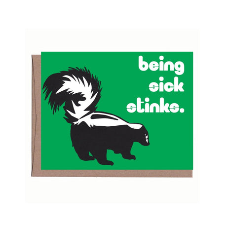 Get Well Skunk Card - The Regal Find