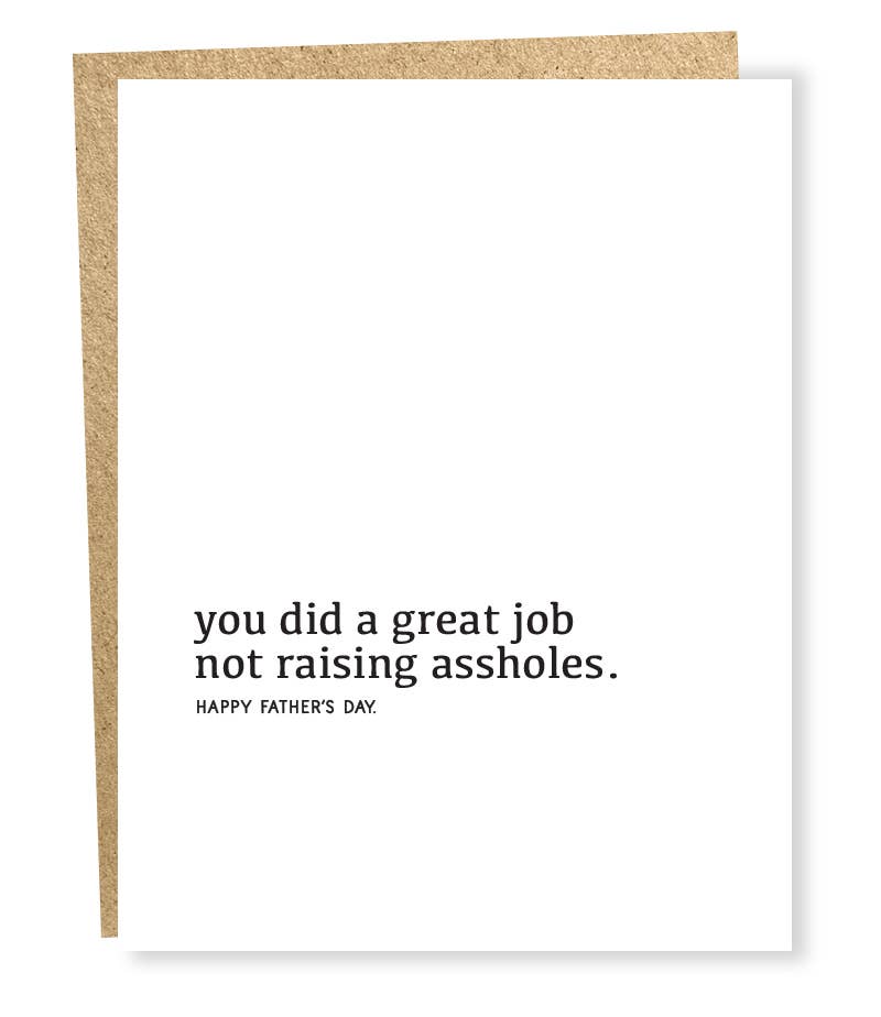 Great Job/Father's Day Card-POS only - The Regal Find