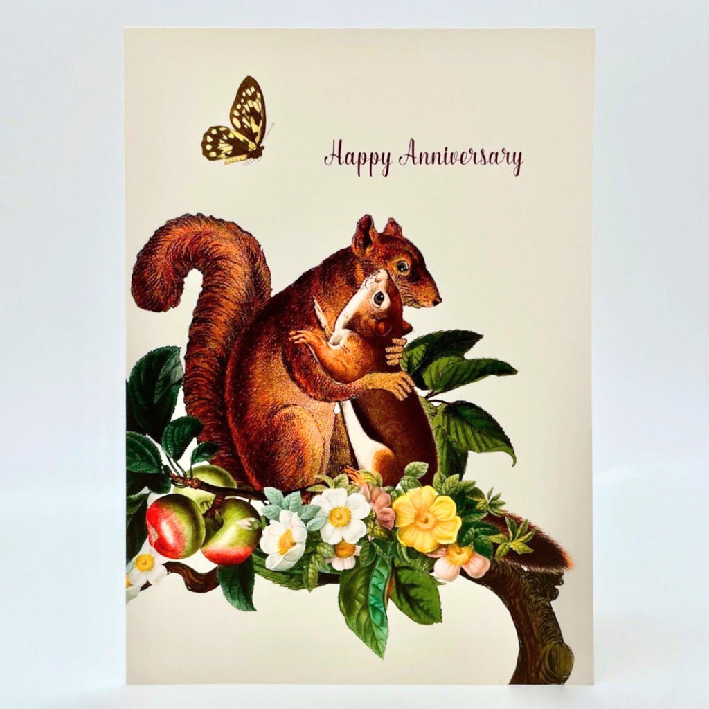 Happy Anniversary Squirrels Card - The Regal Find