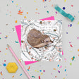 Happy Birthday Hedgehog Greeting Card - The Regal Find