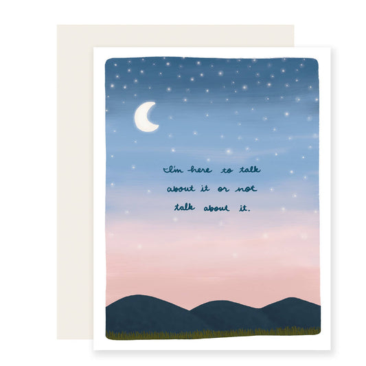 Here to Talk About It Card - The Regal Find