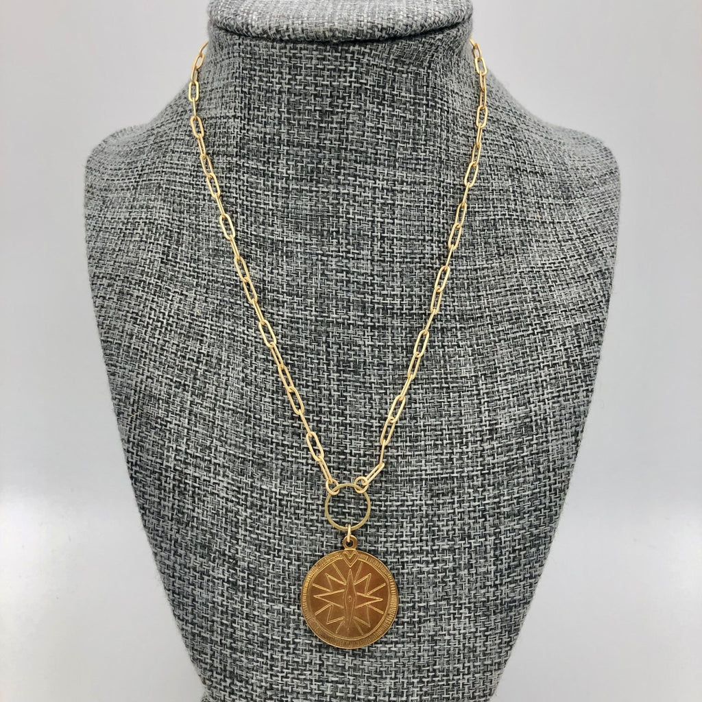 Home Is Where The Heart Is Medallion Necklace - The Regal Find