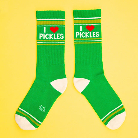 I ❤️ Pickles Gym Crew Socks - The Regal Find