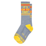 It's OK To Fart Gym Crew Socks - The Regal Find