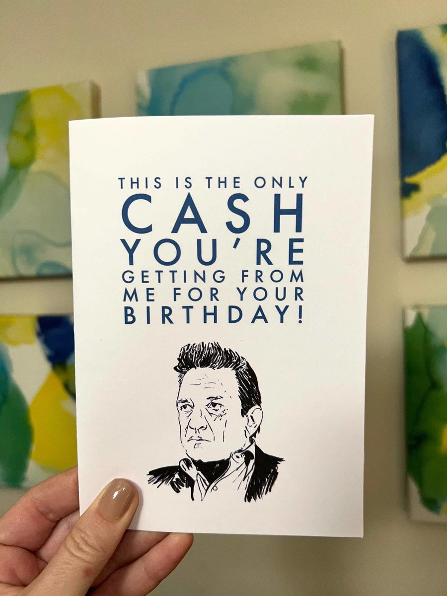 Johnny Cash Birthday Card – The Regal Find
