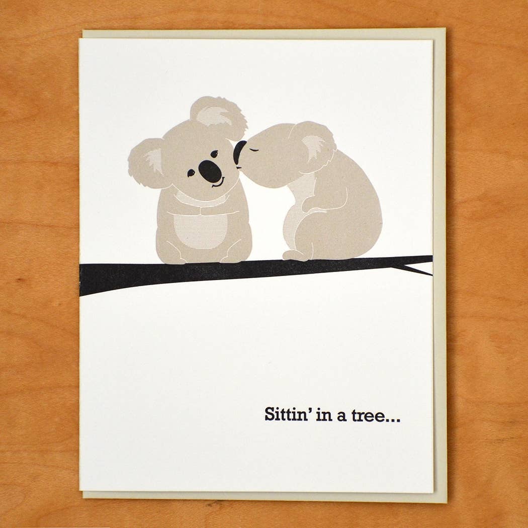 Koalas Sittin' In A Tree Card - The Regal Find