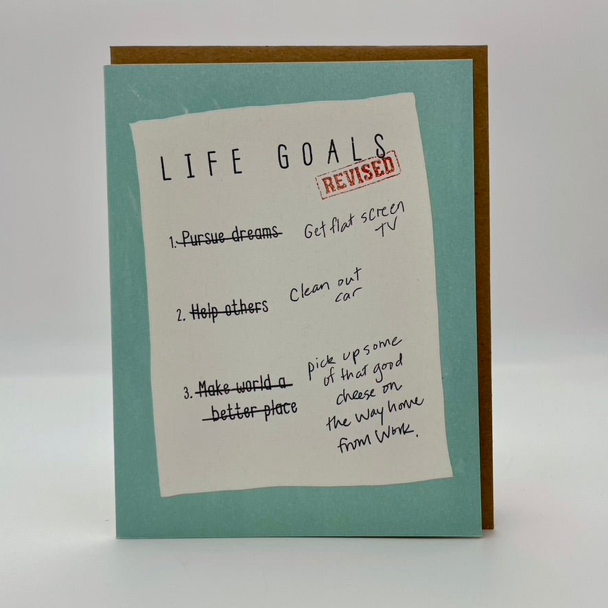 Life Goals, Revised Card - The Regal Find