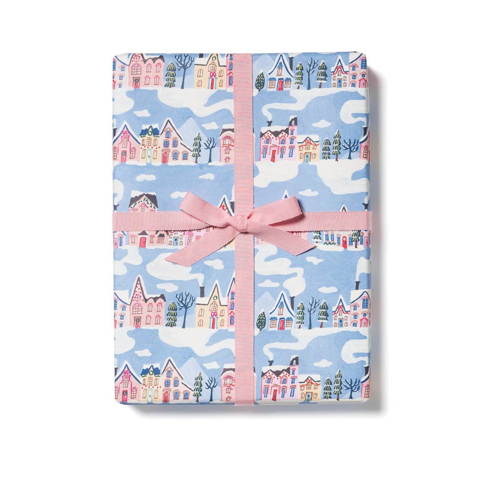 Little Pink Houses Wrapping Paper Roll – The Regal Find