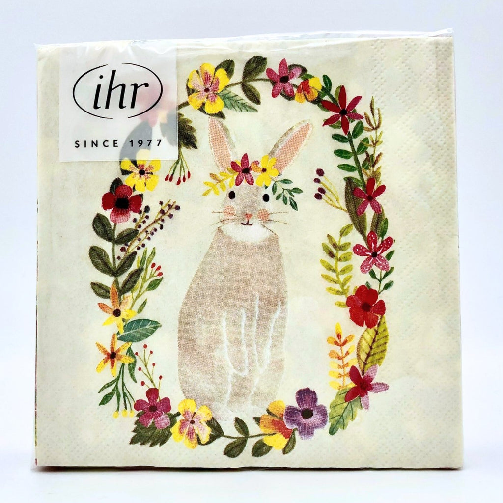 Mia Charro - Floral Bunny Cocktail Napkins - The Regal Find