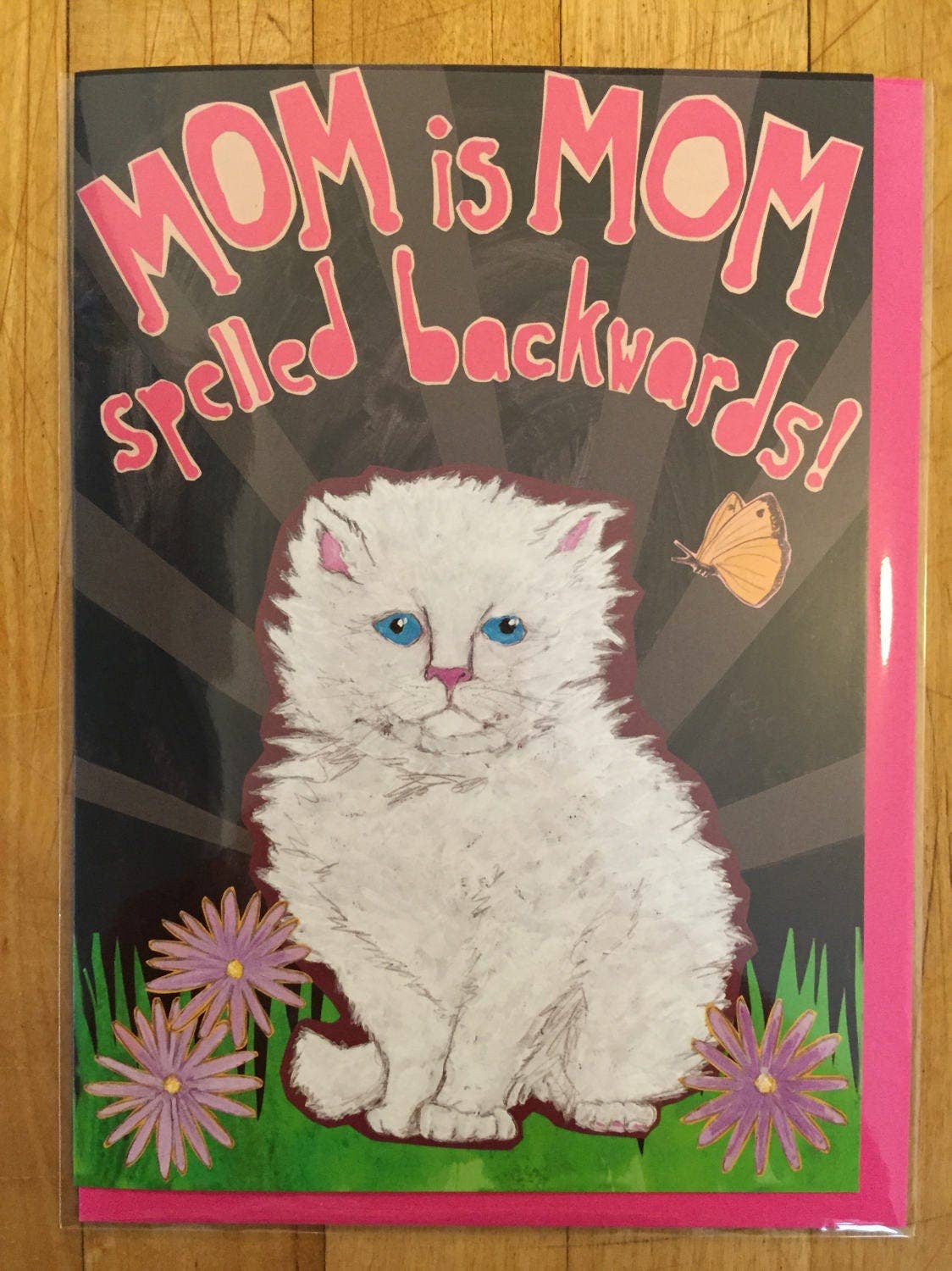 Mom Spelled Backwards Card - The Regal Find