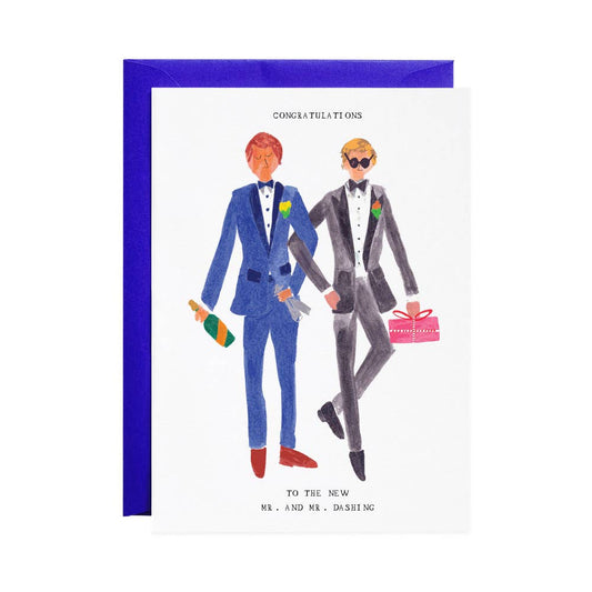 Mr and Mr Dashing - Greeting Card - The Regal Find