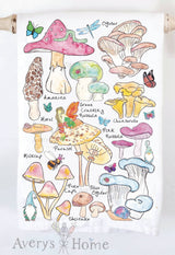 Mushroom & Gnome Garden Kitchen Towel - The Regal Find