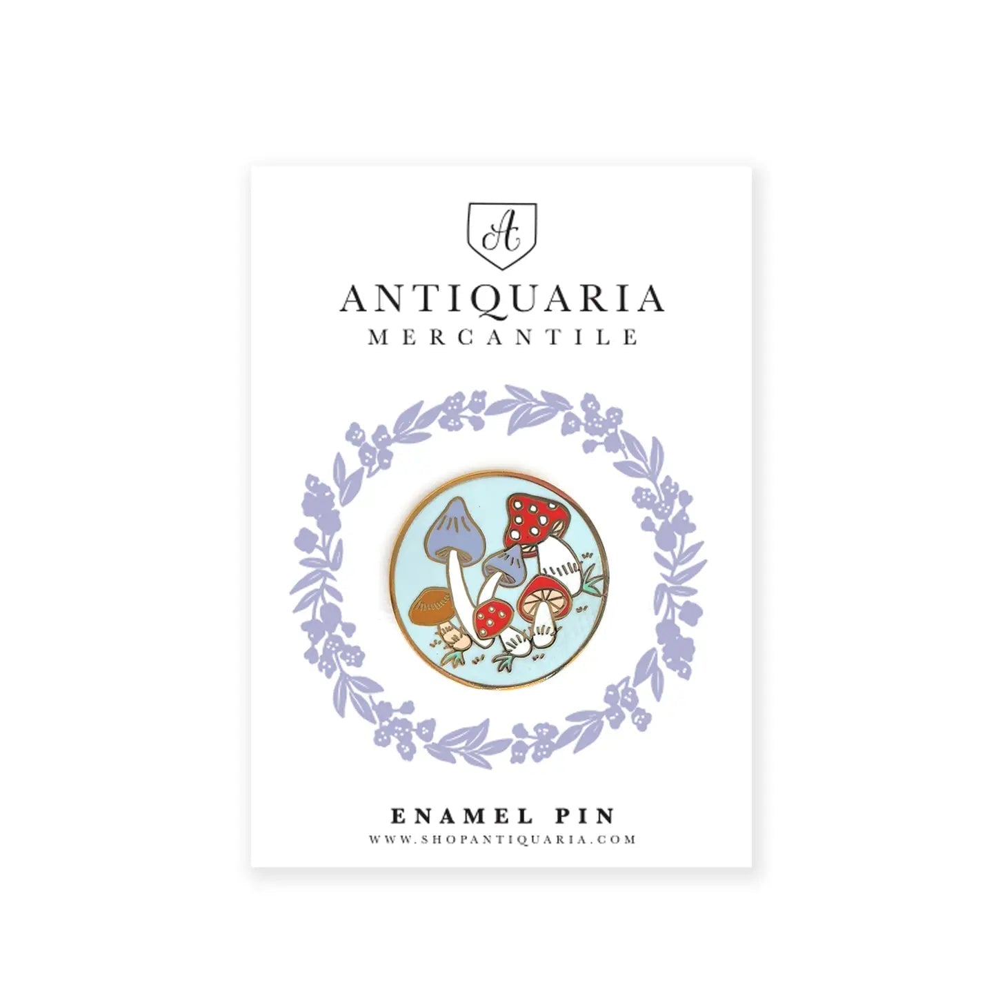 Mushrooms Enamel Pin - The Regal Find