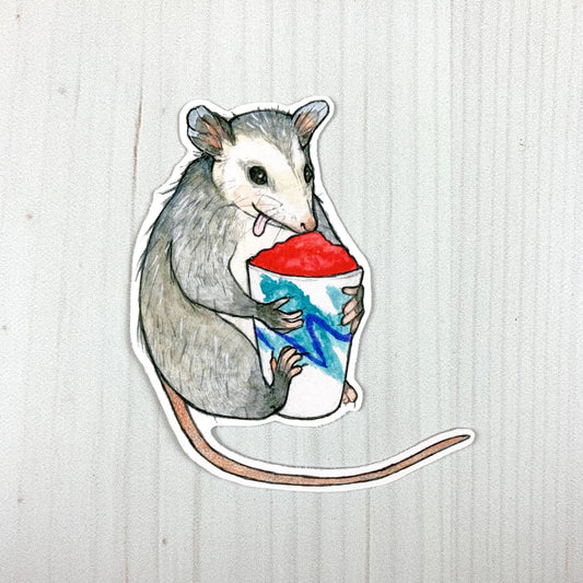 Opossum Water Ice Vinyl Sticker - The Regal Find
